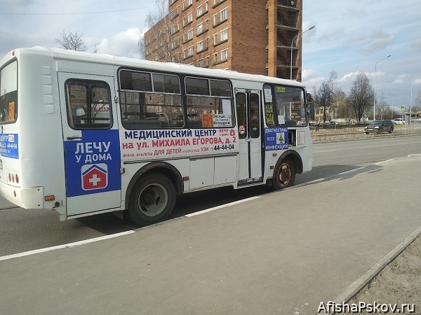 Автобус 51 Псков расписание маршрут